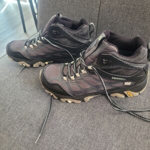 Lightly worn Merrell hiking boots